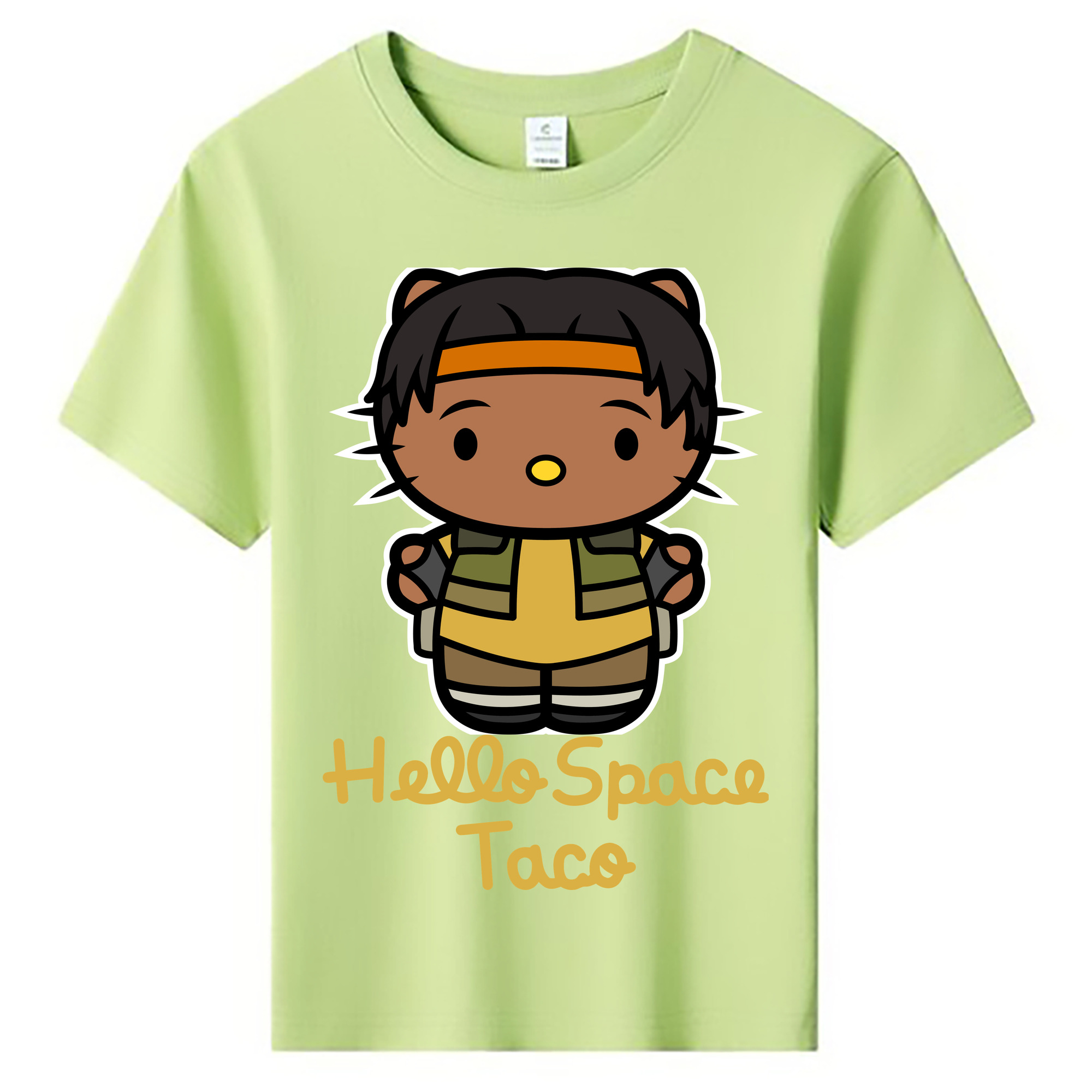 （画像用） Hello Kitty ハローキティ 綿100％キッズTシャツ（フロントプリント）